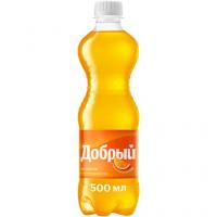 Напиток Добрый Апельсин с витамином С газированный 0,5л ПЭТ (24)
