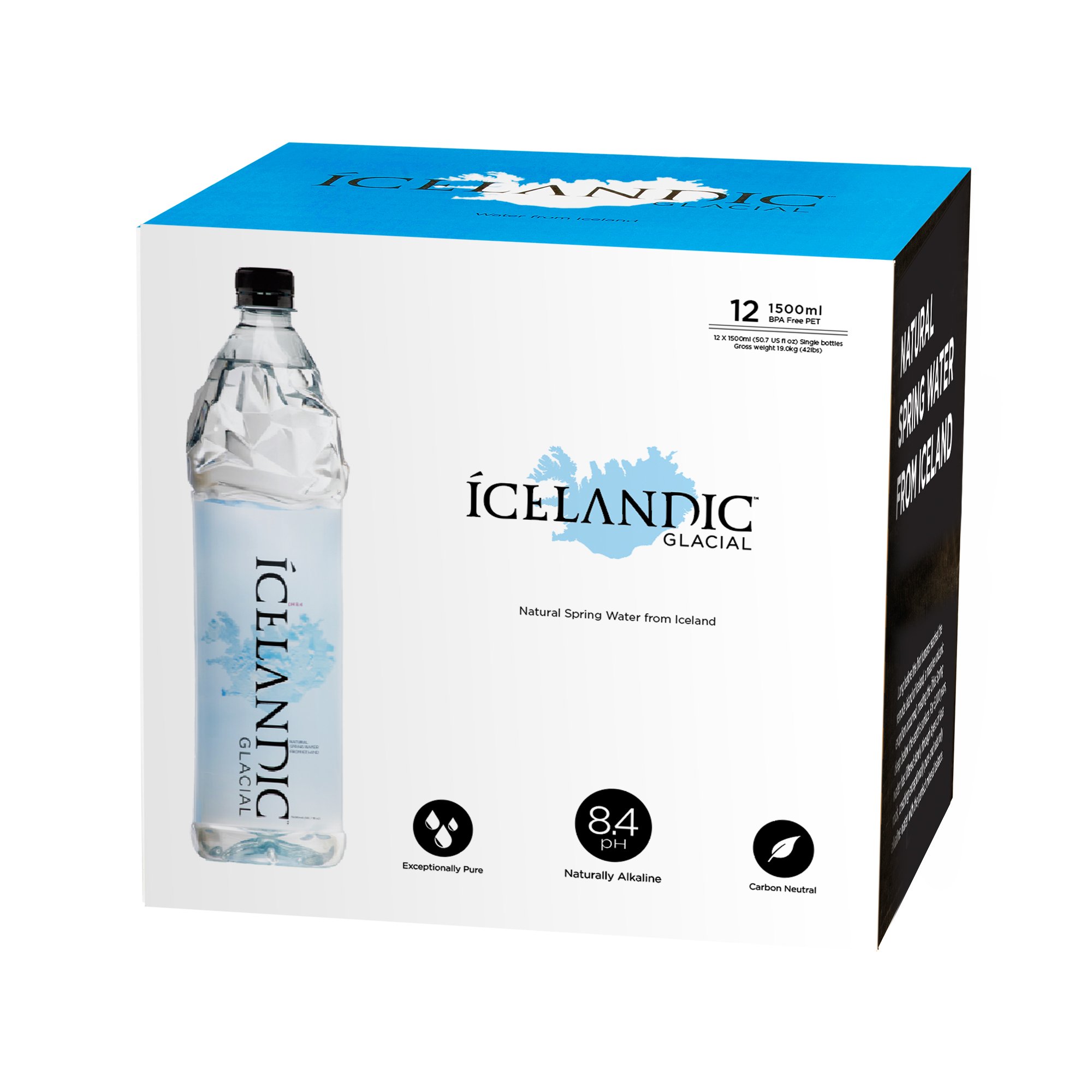 Вода Айсландик Глэсиал 1,5 л. без газа (12 шт) - дополнительное фото