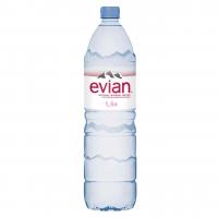 Вода Evian / Эвиан 1,5 л. без газа (6 бут.)