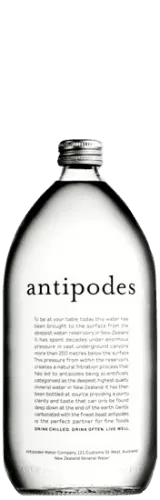 Вода Antipodes /Антипоудз 0,5л.газированная (24 бут.) стекло - основное фото