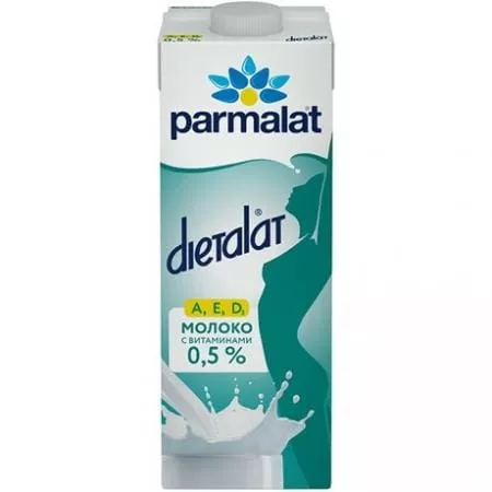 Молоко Parmalat Dietalat  / Пармалат  0,5% 1л (12 шт) - основное фото