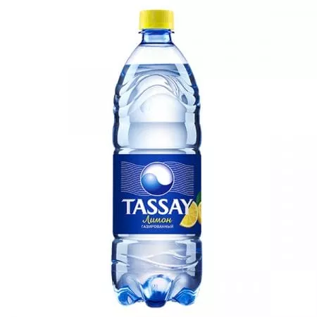 Вода Тассай (TASSAY) 1 л. минеральная со вкусом лимона газированная   ПЭТ (12шт) - основное фото