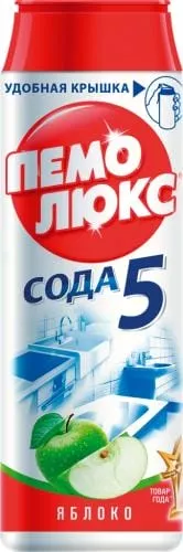 Порошок для чистки ПЕМОЛЮКС Яблоко, 480г - основное фото