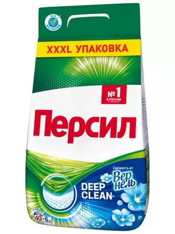 Стиральный Порошок Персил Свежесть от Вернель для белого 6кг - основное фото