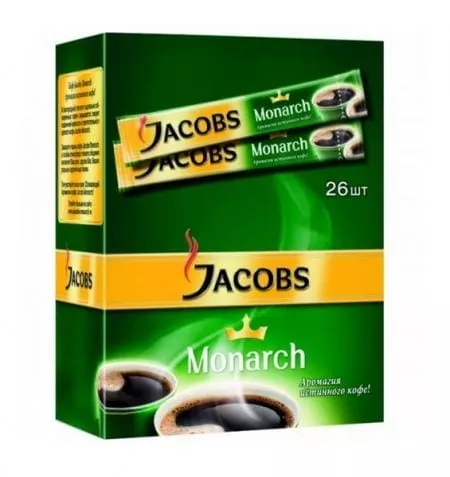 Jacobs Monarch в пакетиках-стиках (26 шт х 1,8гр) - основное фото