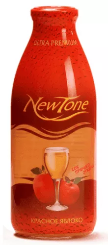 Сок NewTone/Ньютон Красное яблоко 0,75 (6 шт.) стекло - основное фото