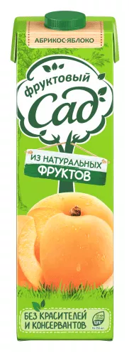 Фруктовый Сад яблоко - абрикос 0,95 л. (12 шт.) - основное фото