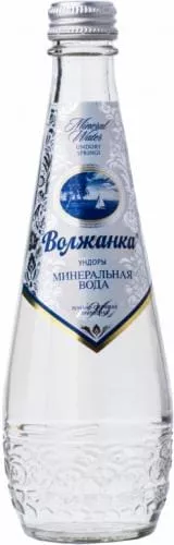 Вода Волжанка 0,33л газированная стекло (24шт) - основное фото