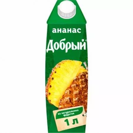 Сок Добрый Ананас 1л. (12 шт.) - основное фото