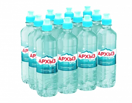 Вода Архыз VITA Спорт без газа 0.5л  (12 бут) - основное фото