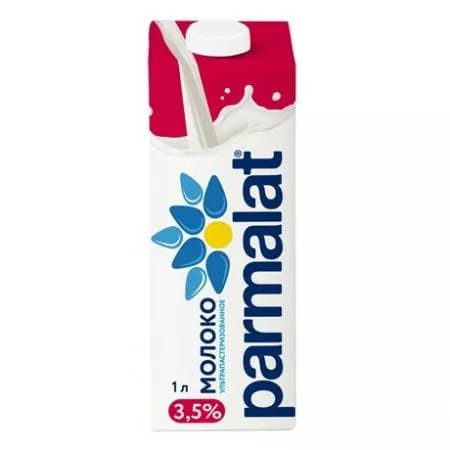 Молоко Parmalat  / Пармалат 3.5% 1л. (12 шт.) - основное фото