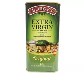 Масло оливковое BORGES ExtraVirginOriginal ж/б, 1л - основное фото