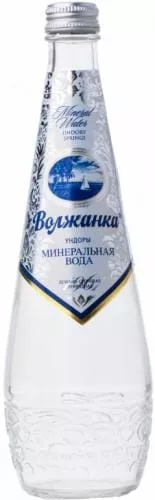 Вода Волжанка 0,5л газированная, стекло (15шт) - основное фото