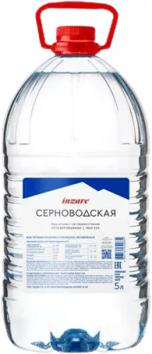 Вода Серноводская горная питьевая 5л.  (2 бут.) - основное фото