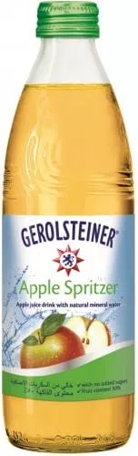 Вода Gerolsteiner Apple Spritzer 0,33 л. (24 бут) стекло - основное фото