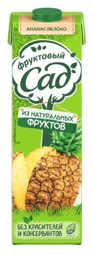 Фруктовый Сад Ананас/Яблоко 0,95 л. (12 шт.) - основное фото
