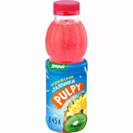 Добрый Pulpy 0,45л. Тропический (12 шт.) - основное фото
