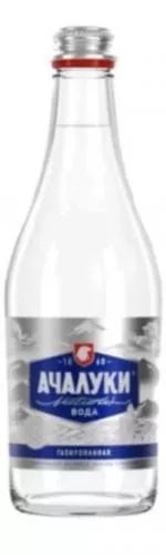 Вода Ачалуки 0,5л. газированная (12 бут.) стекло - основное фото