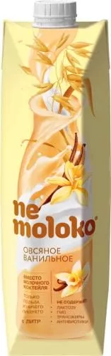 Nemoloko овсяный ванильный напиток 1л. 12шт. - основное фото