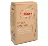 Мука С.Пудовъ овсяная, 400г - основное фото