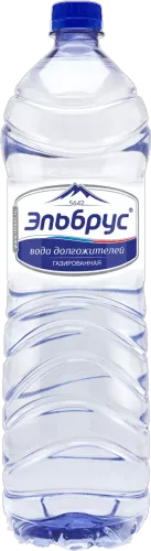 Вода Эльбрус 1,5л. газированная   (6 шт.) ПЭТ - основное фото