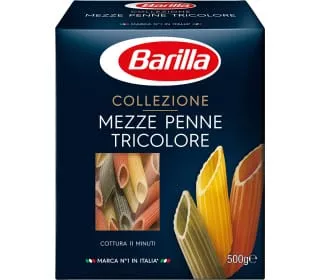 Макаронные изделия MezzePenne Tricolore /трехцветные 500г. BARILLA - основное фото