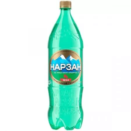 Вода Нарзан 1,5л. натуральной газации (6 шт.) - основное фото
