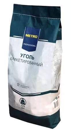 Уголь брикет METROPROFESSIONAL 1,8кг - основное фото