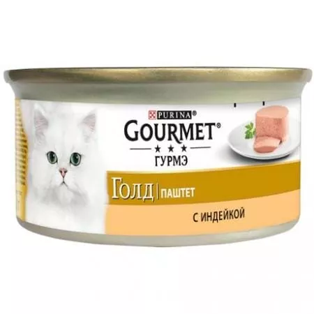 GOURMET/ Гурмэ Gold паштет с индейкой, 85 г, 24шт. - основное фото