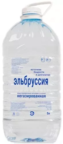 Вода Эльбруссия 5л. (2 бут.) - основное фото