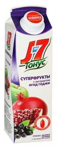 J7 Тонус Гранат, яблоко, арония 0,9 л. (6 пак.) - основное фото