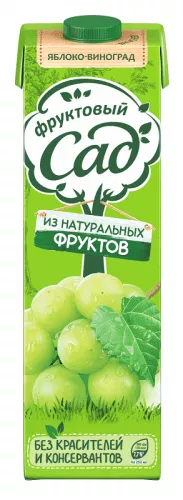 Фруктовый Сад яблоко - виноград 0,95 л. (12 шт.) - основное фото