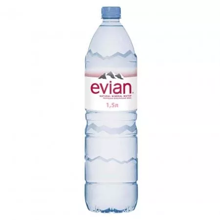 Вода Evian / Эвиан 1,5 л. без газа (6 бут.) - основное фото