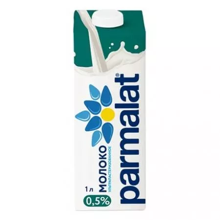 Молоко Parmalat / Пармалат 0,5% 1л. (12 шт.) - основное фото