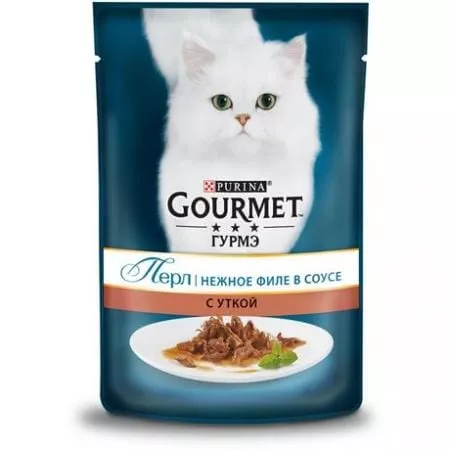 GOURMET/ Гурмэ Perle мини-филе с уткой, 85 г, 24шт.  - основное фото