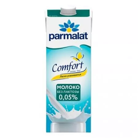 Молоко Parmalat Comfort  / Пармалат Кофорт Безлактозное 0,05% 1л (12 шт) - основное фото