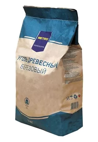 Уголь древесный METRO PROFESSIONAL Березовый 3кг - основное фото