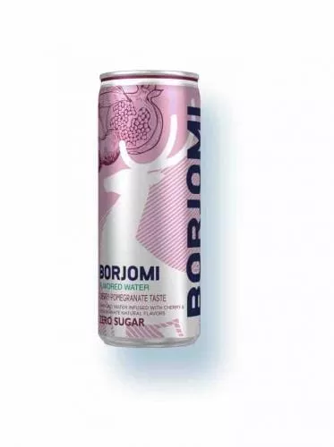 Напиток Borjomi Flavored Water Вишня-Гранат, 0,33л, 12 шт - основное фото