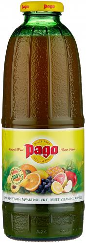 Сок Pago/Паго мультифрукт 0.75 л. (6 бут.) - основное фото