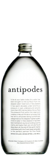Вода Antipodes /Антипоудз 0,5л. газ. (24 бут.) стекло - основное фото