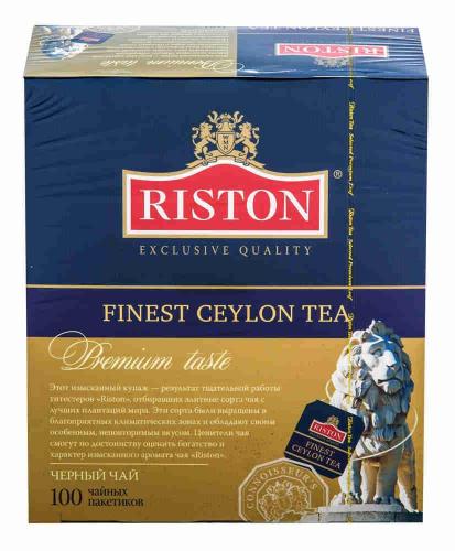 Riston Finest Ceylon черный цейлонский 100 пак (1 шт) - основное фото