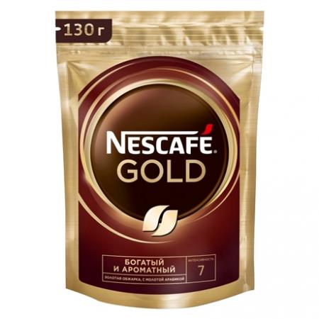 Кофе NESCAFE GOLD/НЕСКАФЕ ГОЛД 130 гр м/у (1 шт) - основное фото