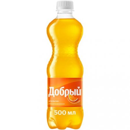 Напиток Добрый Апельсин с витамином С газ. 0,5л ПЭТ (24) - основное фото