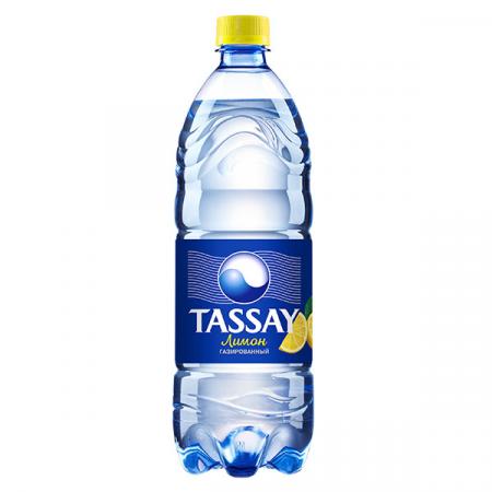 Вода Тассай (TASSAY) 1 л. минеральная со вкусом лимона газ. ПЭТ (12шт) - основное фото