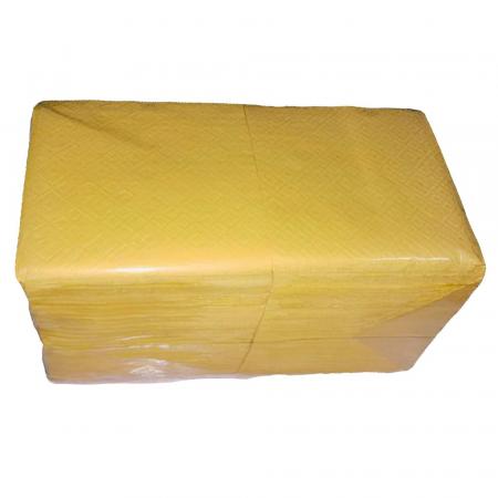 Салфетки Желтые бумажные, однослойные (400 шт) - основное фото