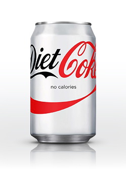 Coca-Сola / Кока-Кола Diet 0,15л. импорт (24 шт) ж/б - основное фото