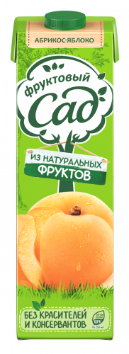 Фруктовый Сад яблоко - абрикос 0,95 л. (12 шт.) - основное фото