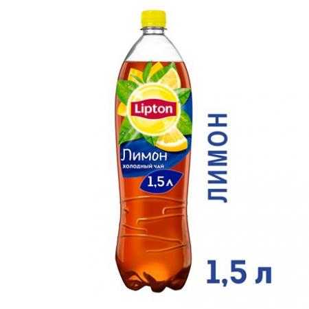 Lipton Ice Tea/Липтон Лимон 1,5 л. (6 бут.) - основное фото