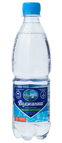 Вода Волжанка 0,5л без газа ПЭТ (12шт) - основное фото