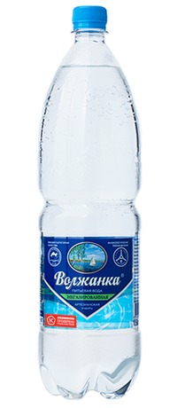 Вода Волжанка 1л без газа ПЭТ (12шт) - основное фото